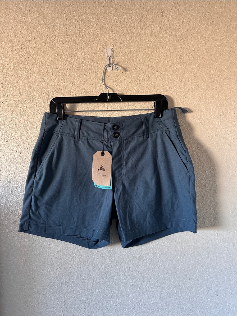 prAna Alana Short 5" Deep Stellar Womens 10